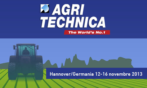 Agritechnica The World’s No. 1 – Hannover 12-16 novembre 2013