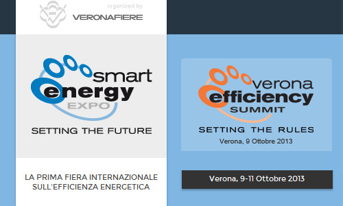 Smart Energy Expo – Efficienza Energetica a Veronafiere, 9-11 Ottobre 2013