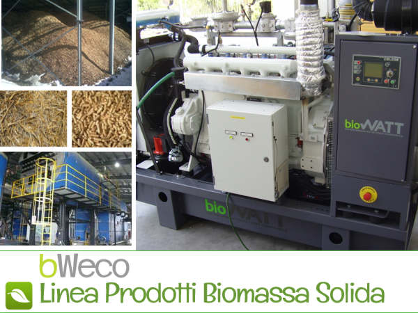 Impianti a Biomassa Solida e Materiale Legnoso – Prodotti BioWATT