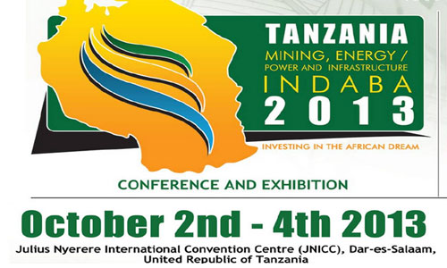 Tanzania Mining & Energy INDABA Conference Exhibition 2013