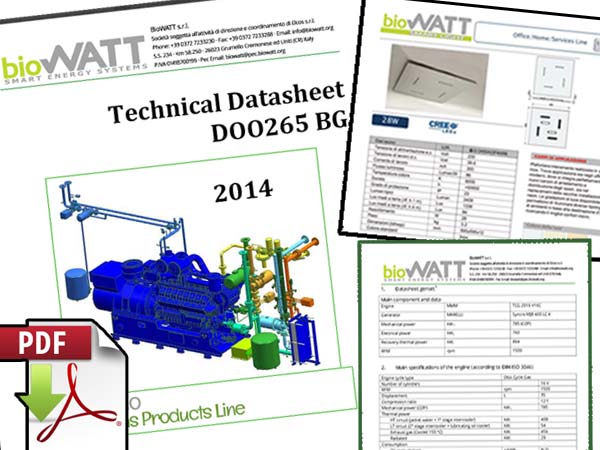 Download Riservato: Datasheet – Schede Tecniche Sistemi BioWATT